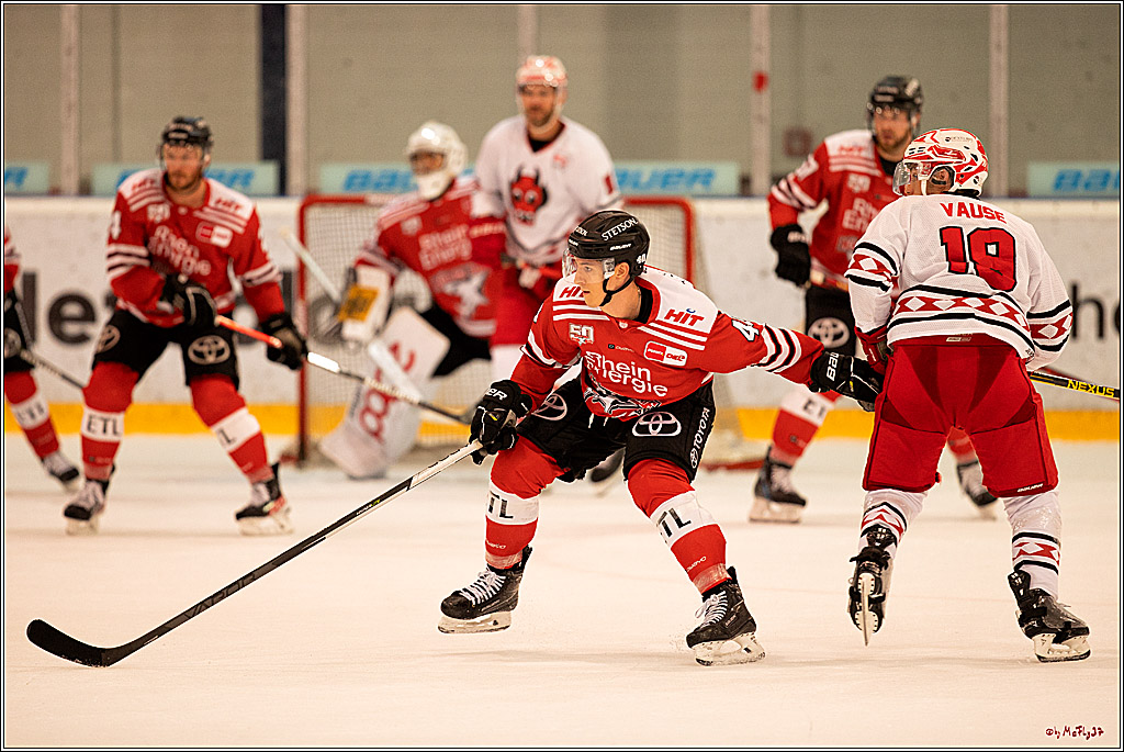 PENNY DEL - Testspiel;  Kölner Haie - EC Bad Nauheim 5-2; Köln, 02.09.2022